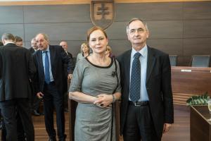 Prehliadka mesta Košice a prijatie hostí na Ústavnom súde Slovenskej republiky 12. apríl 2018 - fotka z galérie č. 04