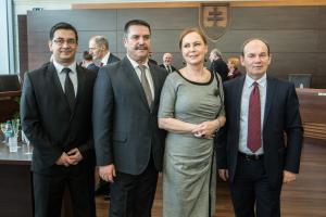 Prehliadka mesta Košice a prijatie hostí na Ústavnom súde Slovenskej republiky 12. apríl 2018 - fotka z galérie č. 06