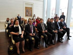 Slávnostné otvorenie novej pojednávacej miestnosti Ústavného súdu Slovenskej republiky - fotka z galérie č. 21